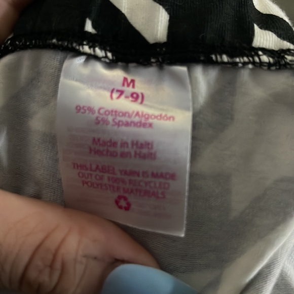 Black and white leggings size M - Picture 3 of 3